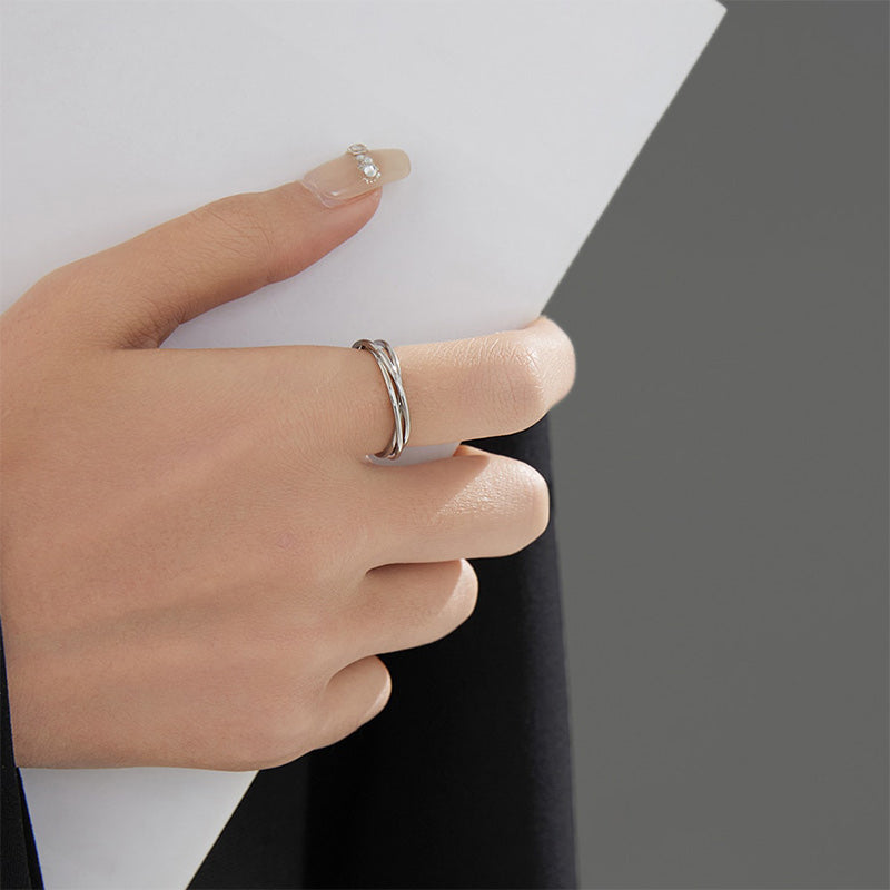 Bague 3 Anneaux Argent Personnalisé
