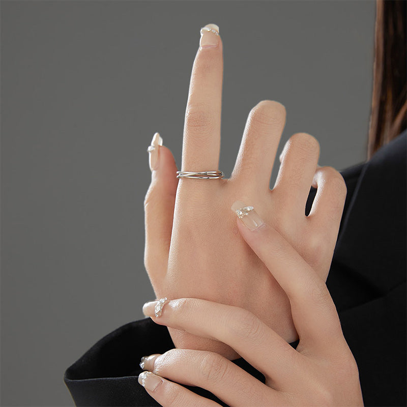 Bague 3 Anneaux Argent Personnalisé