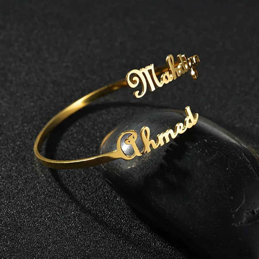 Bracelet Deux Noms Personnalisé