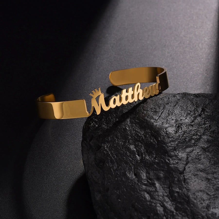 Bracelet Jonc avec Prenom Personnalisable