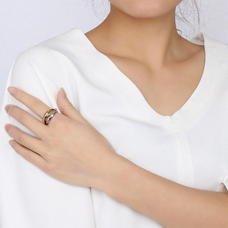 bague 3 anneaux personnalisé