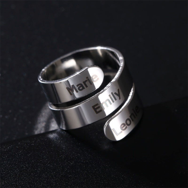 bague 3 prénoms