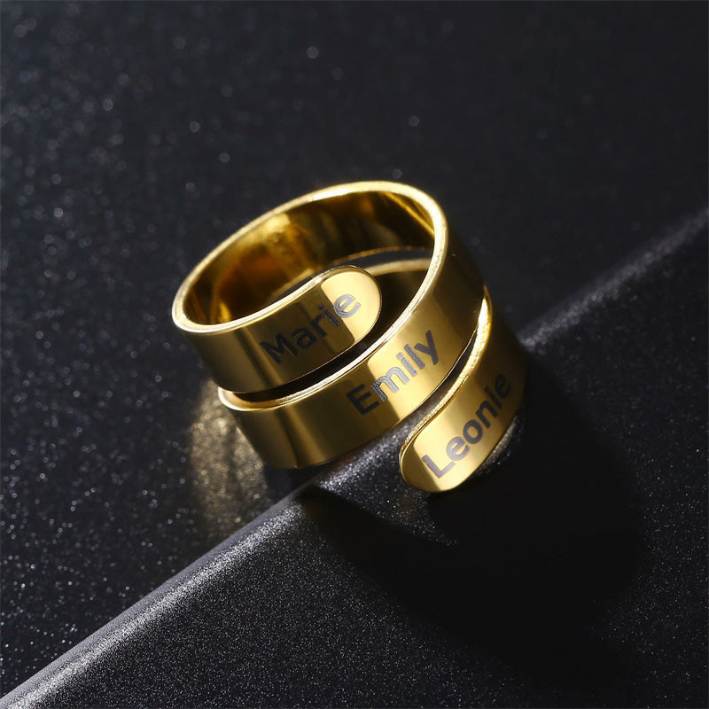 bague 3 prénoms