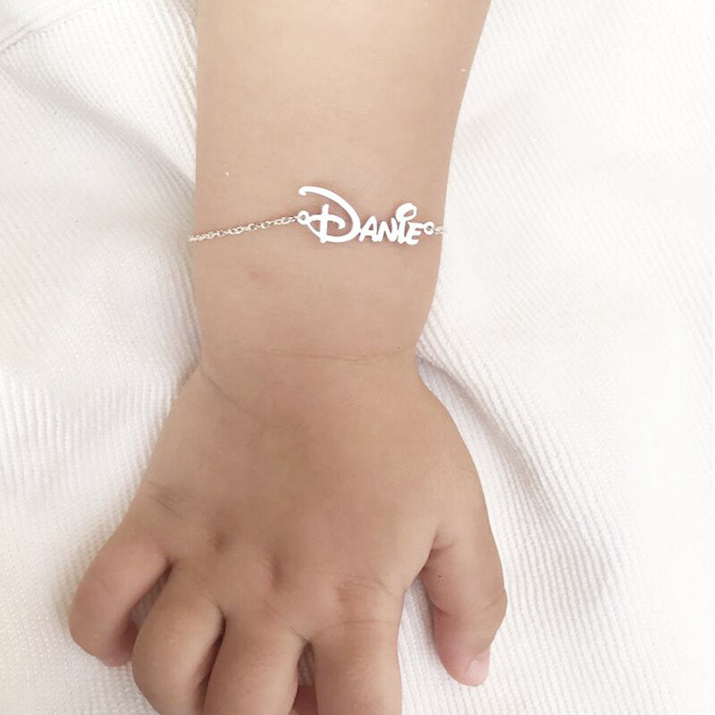 bracelet argent enfant personnalisable