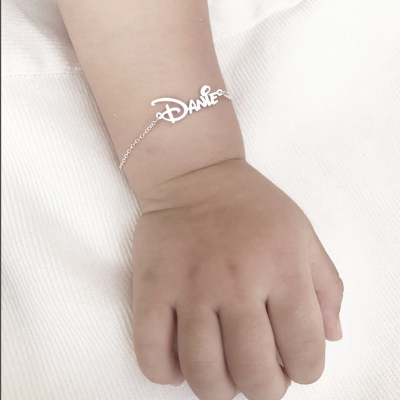 bracelet argent enfant personnalisable