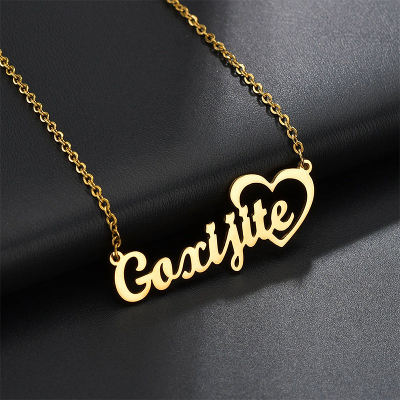 collier coeur personnalisé prénom